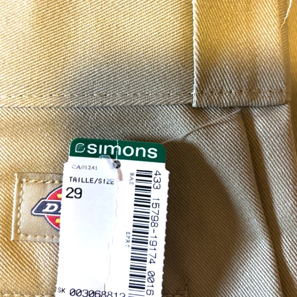 Dickies sand original 874® straight fit work pants NWT - Picture 10 of 13